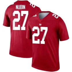 Youth Tyler Nubin New York Giants No.27 Legend Inverted Jersey - Red