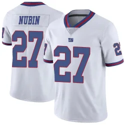 Youth Tyler Nubin New York Giants No.27 Limited Color Rush Jersey - White