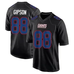 Youth Xavier Gipson New York Giants No.88 Game Carbon Fashion Jersey - Black