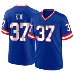 Youth Younghoe Koo New York Giants No.37 Game Classic Jersey - Royal