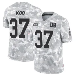 Youth Younghoe Koo New York Giants No.37 Limited 2024 Salute to Service Jersey - Arctic Camo