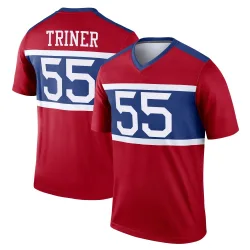 Youth Zach Triner New York Giants No.55 Legend Century Alternate Jersey - Red