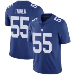 Youth Zach Triner New York Giants No.55 Limited Team Color Vapor Untouchable Jersey - Royal
