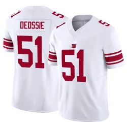 Youth Zak DeOssie New York Giants No.51 Limited Vapor F.U.S.E. Jersey - White